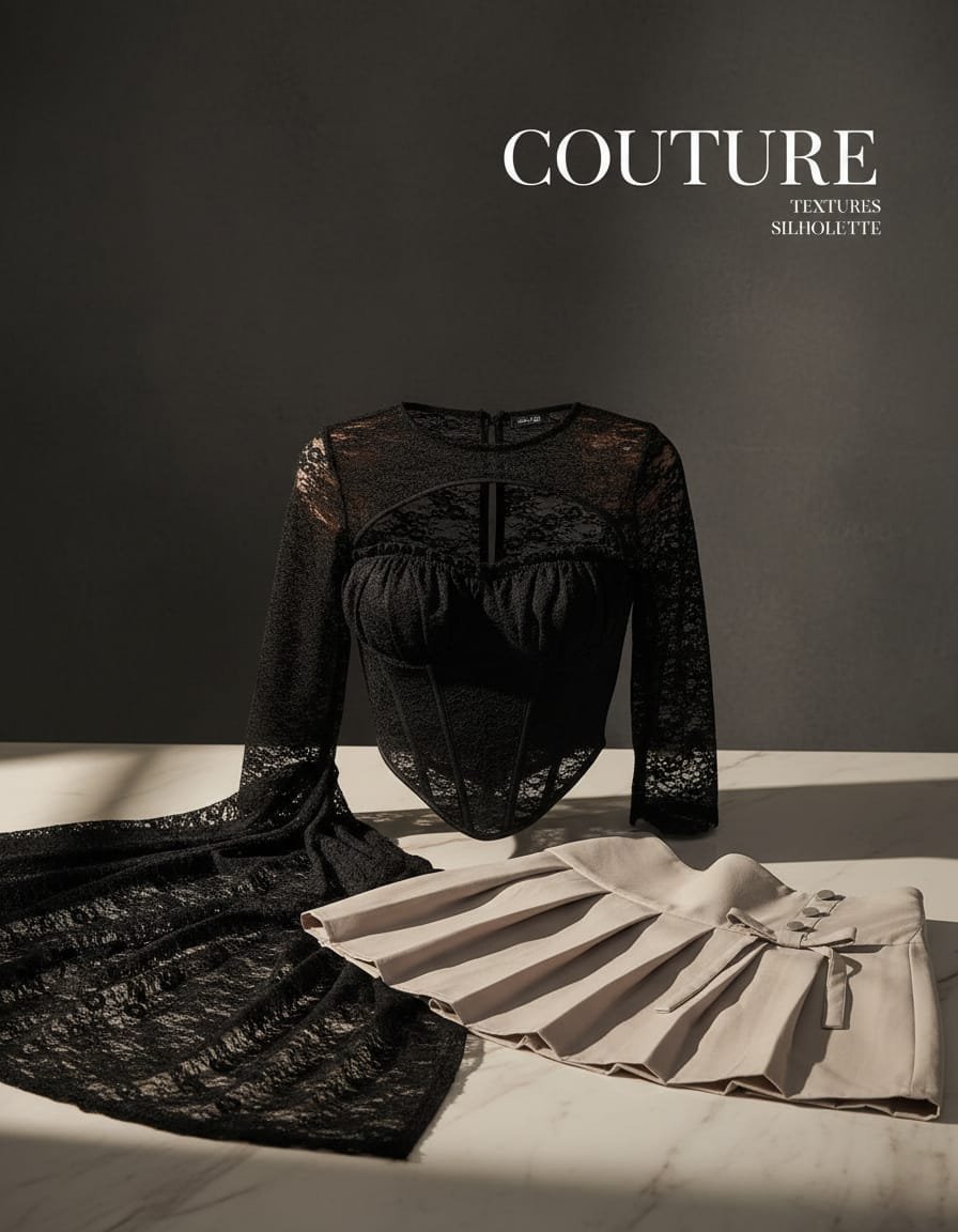 Corset top full sleeve less net