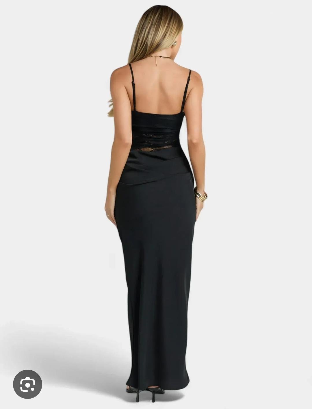 Mira Maxi Dress - Black.   2199